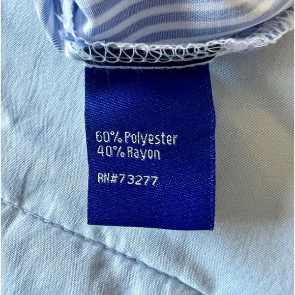 Apt. 9 Embellished Bell Sleeve Blue & White Stripe with Pearls Small - Picture 12 of 15